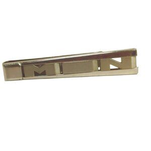 Swank Vintage Metal Money Clip Monogram "MN" Cutout Design
